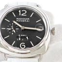 腕時計 パネライ PANERAI ラジオミール 8デイズ GMT PAM00200 H番 手巻き メンズ H番 K18WG無垢 黒 パワーリザーブ デイト 限定