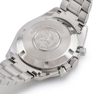 腕時計 オメガ OMEGA スピードマスター ブロードアロー 3558.50.00 自動巻き メンズ 黒 デイト クロノグラフ タキメーター