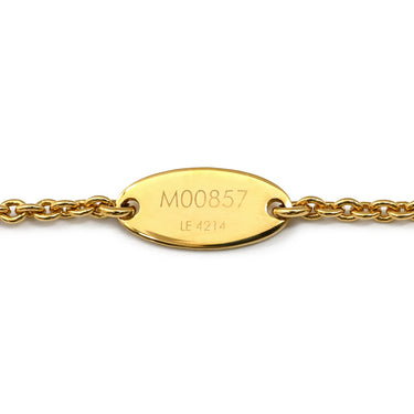 ルイヴィトン LOUIS VUITTON エッセンシャル V M00857 ゴールド GP ネックレス LVサークル