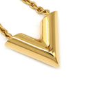 ルイヴィトン LOUIS VUITTON エッセンシャル V M00857 ゴールド GP ネックレス LVサークル