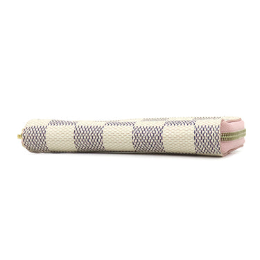 ルイヴィトン LOUIS VUITTON ジッピー コインパース N60229 ダミエアズール×ローズバレリーヌ ダミエアズールキャンバス コインケース ゴールド金具 ラウンドファスナー