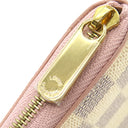 ルイヴィトン LOUIS VUITTON ジッピー コインパース N60229 ダミエアズール×ローズバレリーヌ ダミエアズールキャンバス コインケース ゴールド金具 ラウンドファスナー