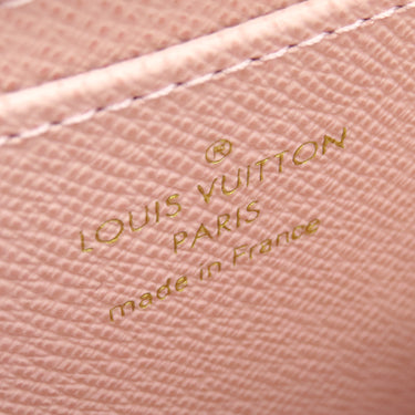 ルイヴィトン LOUIS VUITTON ジッピー コインパース N60229 ダミエアズール×ローズバレリーヌ ダミエアズールキャンバス コインケース ゴールド金具 ラウンドファスナー