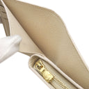 ルイヴィトン LOUIS VUITTON ポルトフォイユ クレア M81927 クリーム×ローズトリアノン モノグラムアンプラント 二つ折り財布 ゴールド金具 小銭入れ