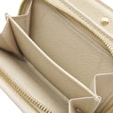 ルイヴィトン LOUIS VUITTON ポルトフォイユ クレア M81927 クリーム×ローズトリアノン モノグラムアンプラント 二つ折り財布 ゴールド金具 小銭入れ