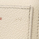 ルイヴィトン LOUIS VUITTON ポルトフォイユ クレア M81927 クリーム×ローズトリアノン モノグラムアンプラント 二つ折り財布 ゴールド金具 小銭入れ