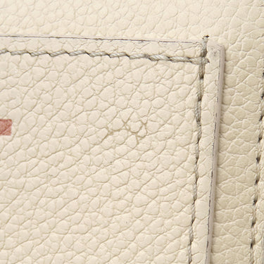 ルイヴィトン LOUIS VUITTON ポルトフォイユ クレア M81927 クリーム×ローズトリアノン モノグラムアンプラント 二つ折り財布 ゴールド金具 小銭入れ
