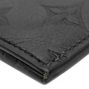 ルイヴィトン LOUIS VUITTON コインカード ホルダー M82245 ブラック カーフ モノグラムシャドウ コインケース マットブラック金具 黒 小銭入れ カードケース