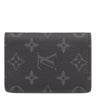 ルイヴィトン LOUIS VUITTON オーガナイザー ドゥ ポッシュ M61696 モノグラムエクリプス レザー モノグラムエクリプスキャンパス カードケース 黒 名刺入れ