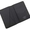 ルイヴィトン LOUIS VUITTON オーガナイザー ドゥ ポッシュ M61696 モノグラムエクリプス レザー モノグラムエクリプスキャンパス カードケース 黒 名刺入れ