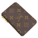 ルイヴィトン LOUIS VUITTON ポルトカルト ロミー M81881 モノグラム×ルージュ モノグラムキャンバス カードケース ゴールド金具 フラグメントケース コインケース