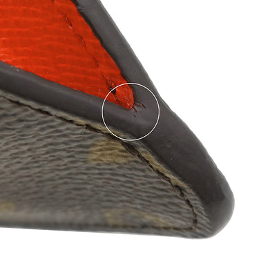 ルイヴィトン LOUIS VUITTON ポルトカルト ロミー M81881 モノグラム×ルージュ モノグラムキャンバス カードケース ゴールド金具 フラグメントケース コインケース