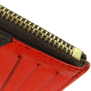 ルイヴィトン LOUIS VUITTON ポルトカルト ロミー M81881 モノグラム×ルージュ モノグラムキャンバス カードケース ゴールド金具 フラグメントケース コインケース