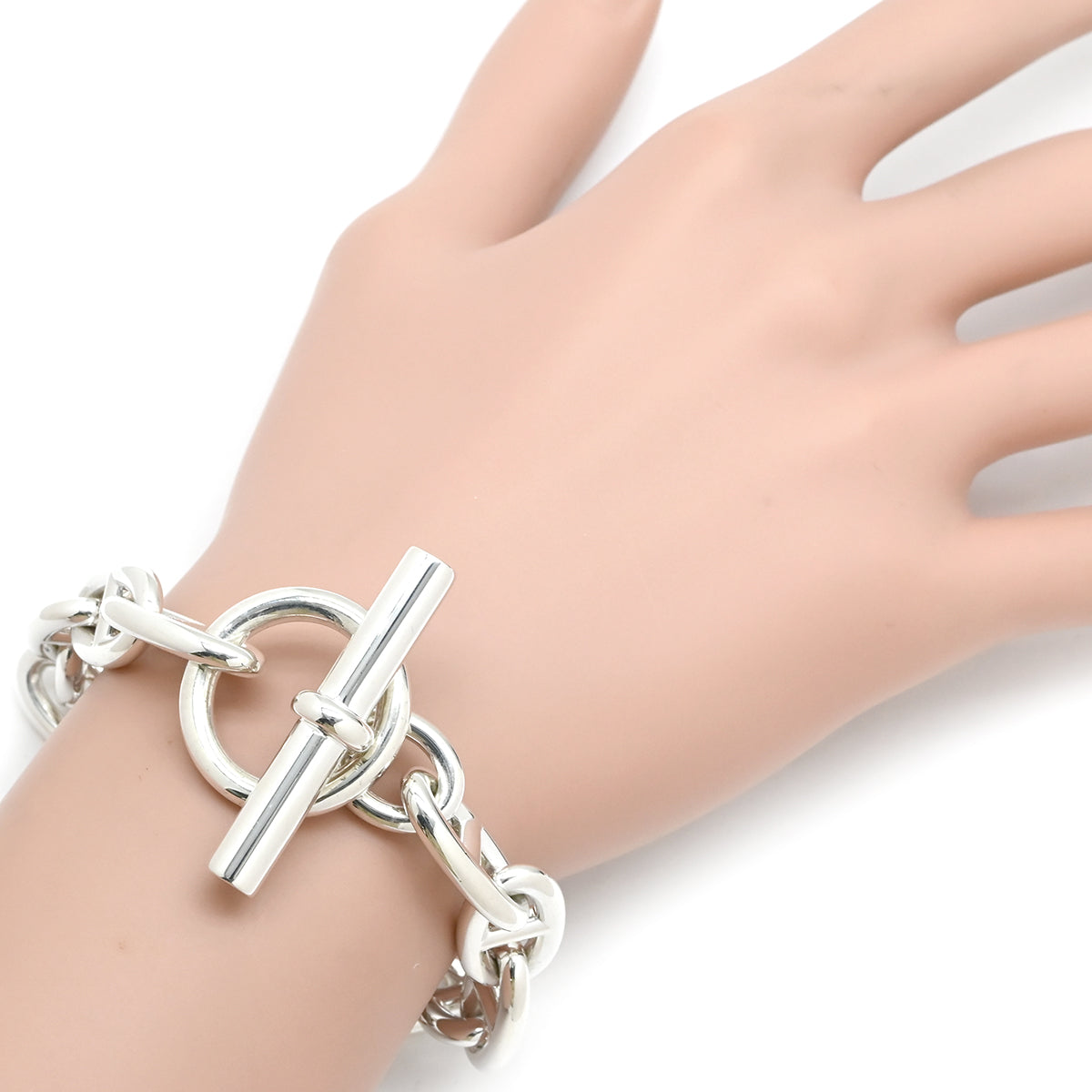 エルメス HERMES シェーヌダンクル GM シルバー シルバー925