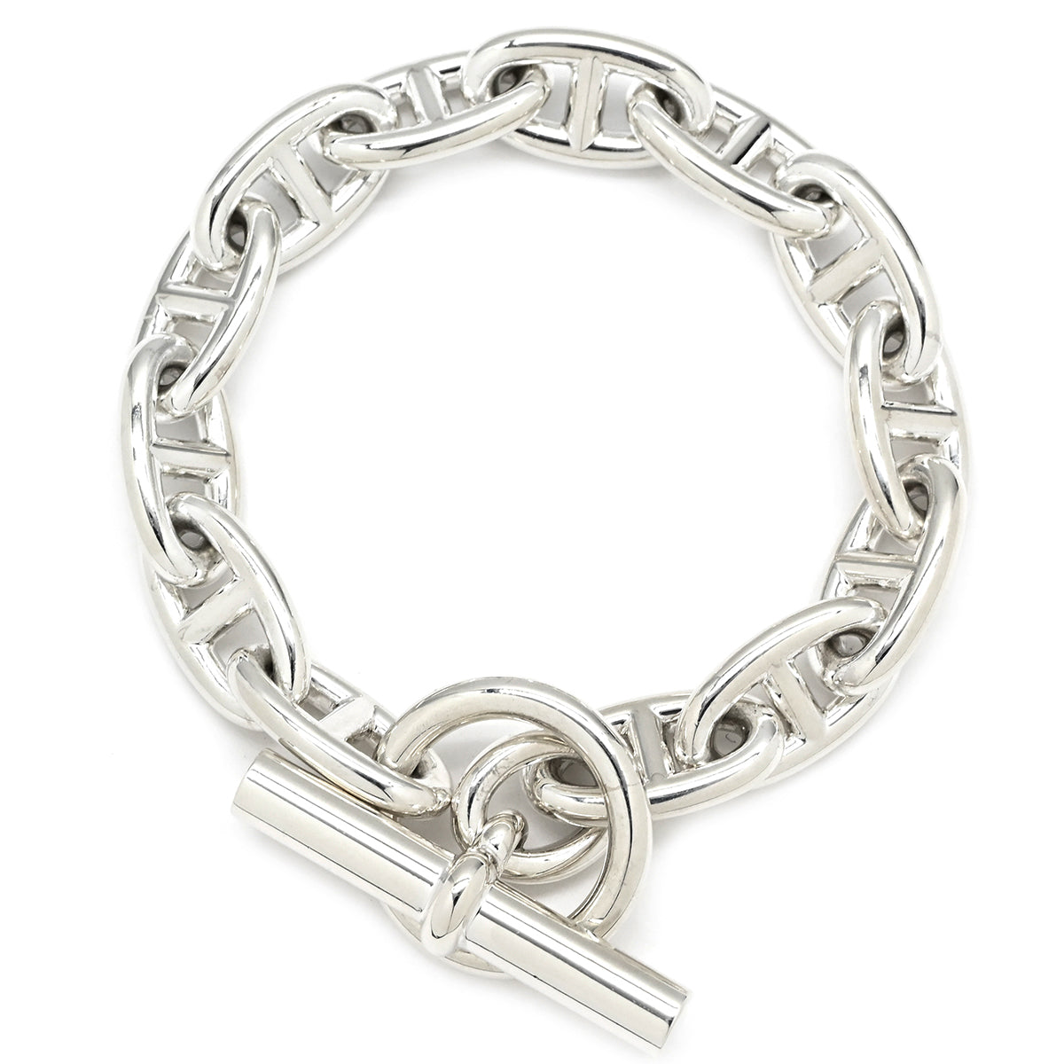 エルメス HERMES シェーヌダンクル GM シルバー シルバー925