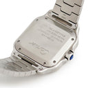 腕時計 カルティエ Cartier サントス ドゥ カルティエ MM W2SA0016 自動巻き メンズ K18YG×SS コンビ ローマン 青針