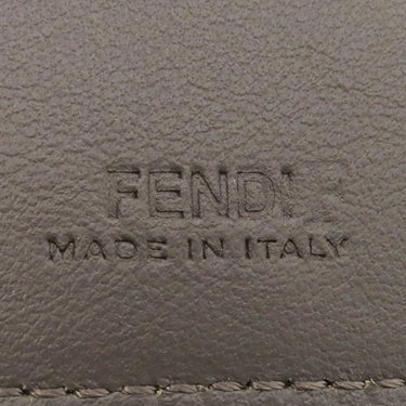 フェンディ FENDI ピーカブー セレリア 6連 グリーン×ブラウン レザー キーケース シルバー金具 緑 茶
