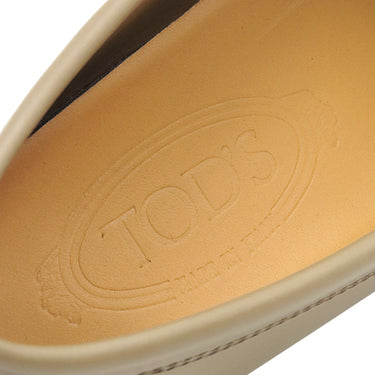 トッズ TODS ゴンミーノ ベージュブラウン カーフ 37 モカシン 茶 革靴