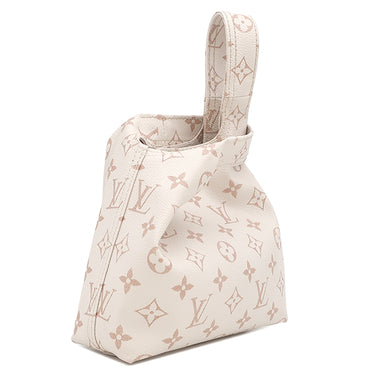 ルイヴィトン LOUIS VUITTON アトランティス BB M24408 モノグラムデュンヌ レザー モノグラムデュンヌキャンバス ハンドバッグ ゴールド金具 ショルダーストラップ欠品