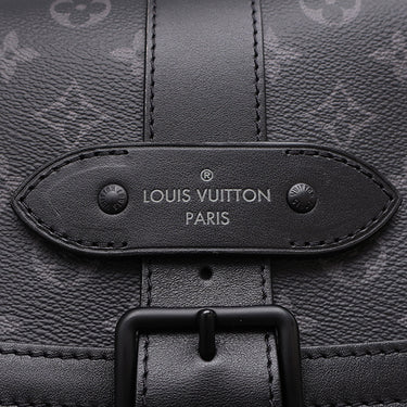 ルイヴィトン LOUIS VUITTON ソミュール バックパック M45913 モノグラムエクリプス レザー モノグラムエクリプスキャンバス リュック・デイパック マットブラック金具 黒