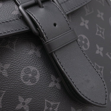 ルイヴィトン LOUIS VUITTON ソミュール バックパック M45913 モノグラムエクリプス レザー モノグラムエクリプスキャンバス リュック・デイパック マットブラック金具 黒