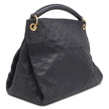 ルイヴィトン LOUIS VUITTON アーツィーMM M93448 アンフィニ モノグラムアンプラント ハンドバッグ ゴールド金具 トート 紺
