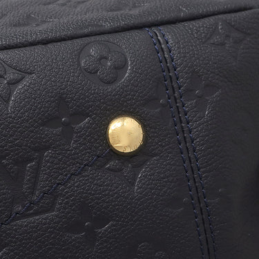 ルイヴィトン LOUIS VUITTON アーツィーMM M93448 アンフィニ モノグラムアンプラント ハンドバッグ ゴールド金具 トート 紺