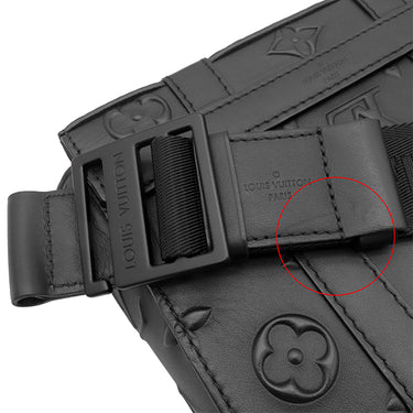 ルイヴィトン LOUIS VUITTON トランクスリング モノグラム M57952 ノワール カーフ モノグラムシールレザー ショルダーバッグ ブラック金具 黒 ボディバッグ ウエストポーチ