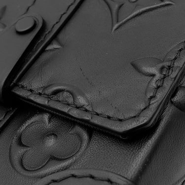 ルイヴィトン LOUIS VUITTON トランクスリング モノグラム M57952 ノワール カーフ モノグラムシールレザー ショルダーバッグ ブラック金具 黒 ボディバッグ ウエストポーチ