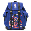 ルイヴィトン LOUIS VUITTON クリストファー MM M21104 ブルー レザー トリヨンレザー リュック・デイパック ゴールド金具 NBAコラボ LV バスケットボール