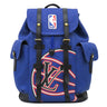 ルイヴィトン LOUIS VUITTON クリストファー MM M21104 ブルー レザー トリヨンレザー リュック・デイパック ゴールド金具 NBAコラボ LV バスケットボール