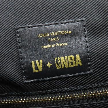 ルイヴィトン LOUIS VUITTON クリストファー MM M21104 ブルー レザー トリヨンレザー リュック・デイパック ゴールド金具 NBAコラボ LV バスケットボール