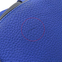 ルイヴィトン LOUIS VUITTON クリストファー MM M21104 ブルー レザー トリヨンレザー リュック・デイパック ゴールド金具 NBAコラボ LV バスケットボール