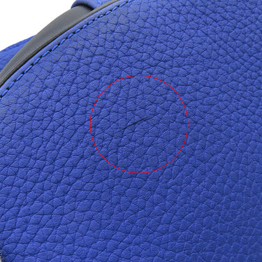 ルイヴィトン LOUIS VUITTON クリストファー MM M21104 ブルー レザー トリヨンレザー リュック・デイパック ゴールド金具 NBAコラボ LV バスケットボール