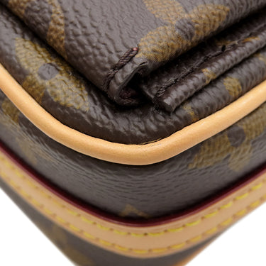 ルイヴィトン LOUIS VUITTON ヴィヴァシテ M46999 モノグラム モノグラムキャンバス ショルダーバッグ ゴールド金具 茶 ショルダー