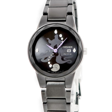 腕時計 シチズン CITIZEN エコドライブ アースラ GA1075-68W クオーツ レディース 未使用 クリスタル ディズニー ヴィランズ コラボ