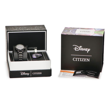 腕時計 シチズン CITIZEN エコドライブ アースラ GA1075-68W クオーツ レディース 未使用 クリスタル ディズニー ヴィランズ コラボ