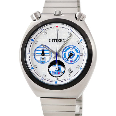 腕時計 シチズン CITIZEN ツノクロノ R2-D2 AN3666-51A クオーツ メンズ 未使用 スターウォーズ コラボ デイト スモールセコンド