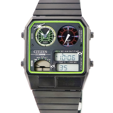 腕時計 シチズン CITIZEN アナデジテンプ トレンチラン JG2109-50W クオーツ メンズ 未使用 スターウォーズ コラボ デイデイト
