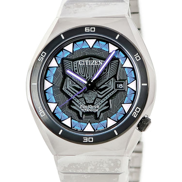 腕時計 シチズン CITIZEN エコドライブ ブラックパンサー AW1668-50W クオーツ メンズ 未使用 マーベル コラボ デイト チタニウム