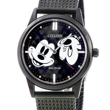 腕時計 シチズン CITIZEN エコドライブ ミッキーマウス FE7065-52W クオーツ メンズ レディース 未使用 ブラック ディズニー コラボ