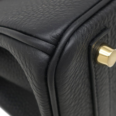 エルメス HERMES バーキン25 ブラック トゴ ハンドバッグ ゴールド金具 新品 未使用 黒 2025年製