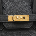 エルメス HERMES バーキン25 ブラック トゴ ハンドバッグ ゴールド金具 新品 未使用 黒 2025年製