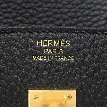 エルメス HERMES バーキン25 ブラック トゴ ハンドバッグ ゴールド金具 新品 未使用 黒 2025年製