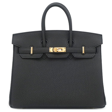 エルメス HERMES バーキン25 ブラック トゴ ハンドバッグ ゴールド金具 新品 未使用 黒 2025年製