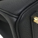 エルメス HERMES バーキン25 ブラック トゴ ハンドバッグ ゴールド金具 新品 未使用 黒 2025年製