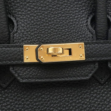エルメス HERMES バーキン25 ブラック トゴ ハンドバッグ ゴールド金具 新品 未使用 黒 2025年製