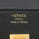 エルメス HERMES バーキン25 ブラック トゴ ハンドバッグ ゴールド金具 新品 未使用 黒 2025年製