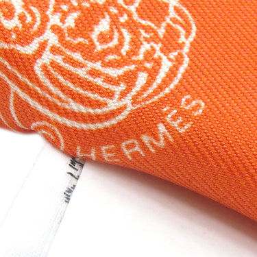 エルメス HERMES ツイリー H064220S 07 ヴァニーユ×オレンジ×カーキ シルク スカーフ 未使用 【ブリッド ドゥ ガラ アン フルール＆アイライナー】