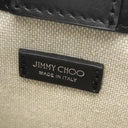 ジミーチュウ JIMMY CHOO MINI N/S TOTE ANR ブラック レザー 2WAYバッグ シルバー金具 トート ショルダーバッグ 黒